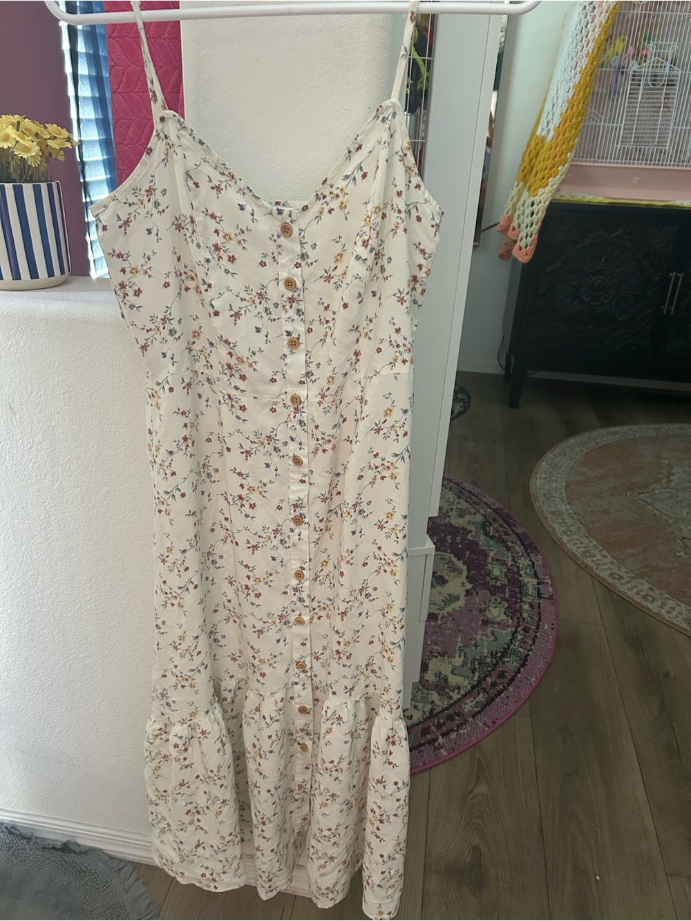 Mimi Chica cream Floral Maxi Dress -